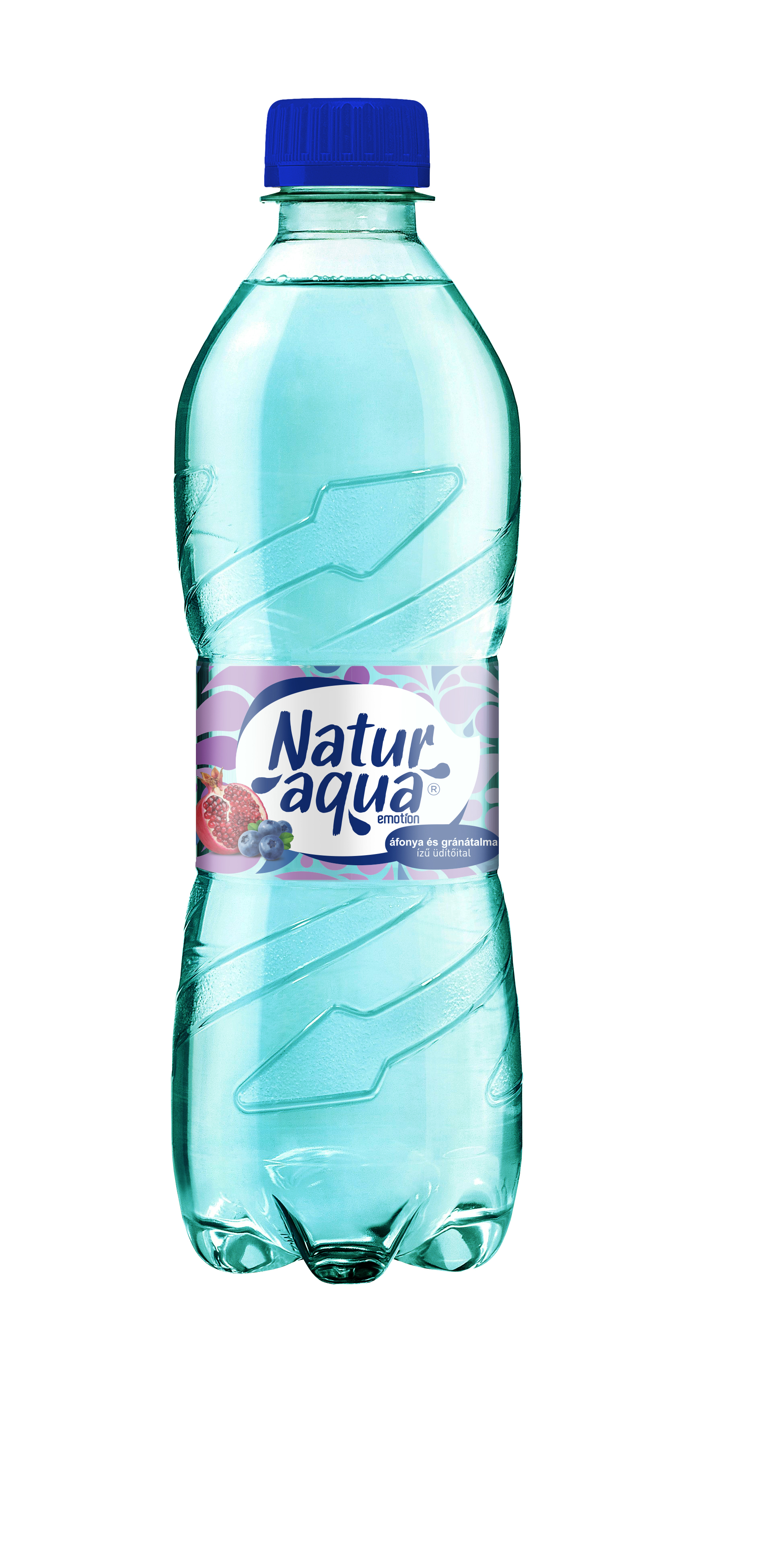 Naturaqua Emotion áfonya-gránátalma ízesített ásványvíz 0.5L PET